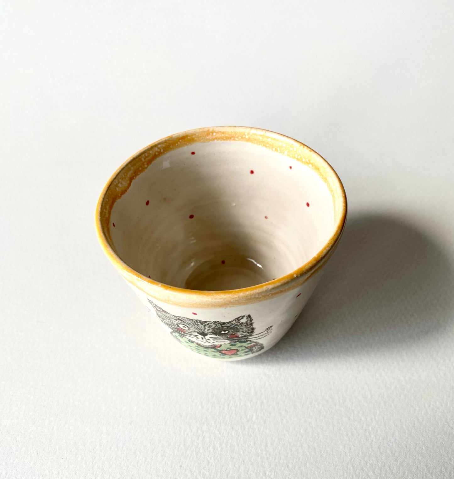 Steinzeugbecher
