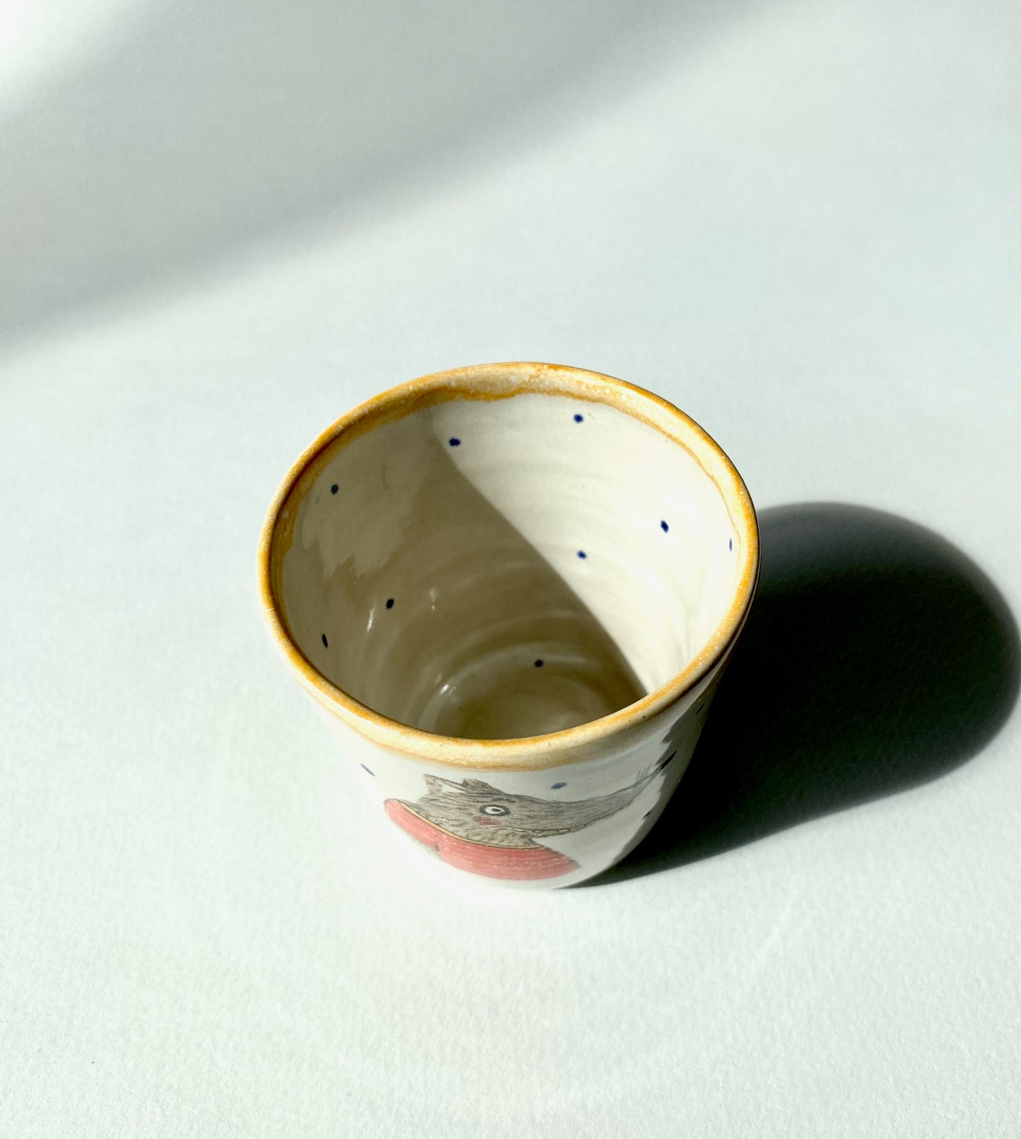 Steinzeugbecher