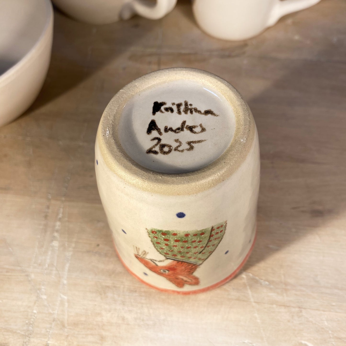 Becher mit Eichhorn