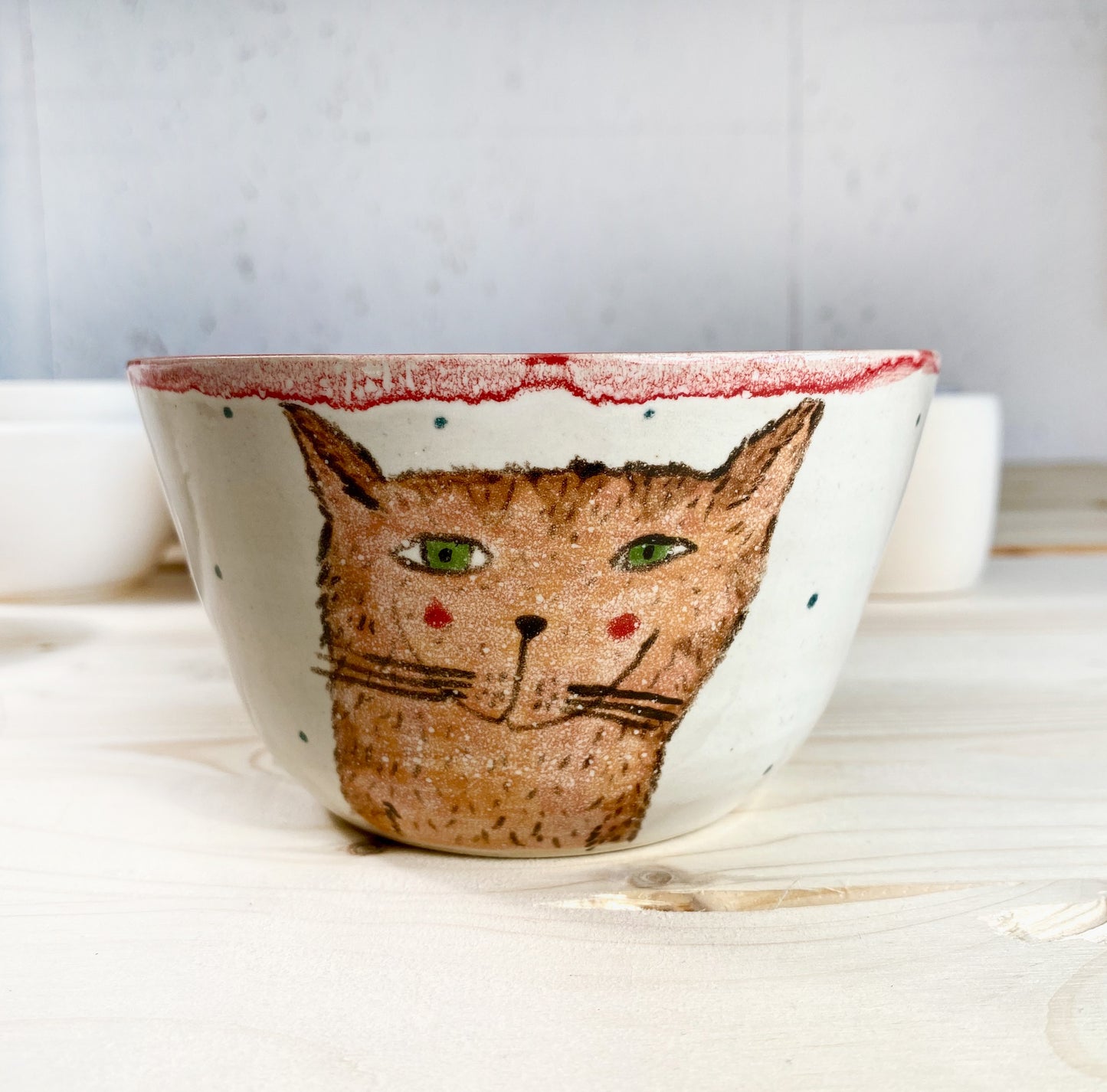 Schale mit Katze Minki