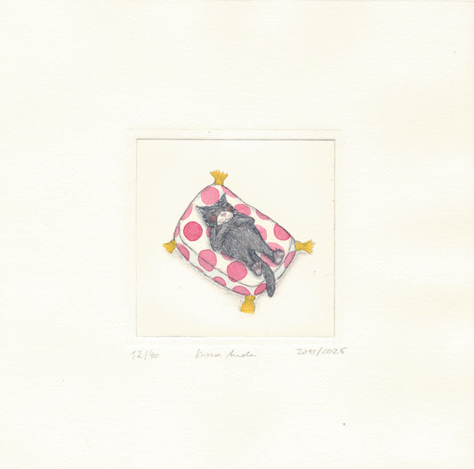 Druckgrafik "Kater"